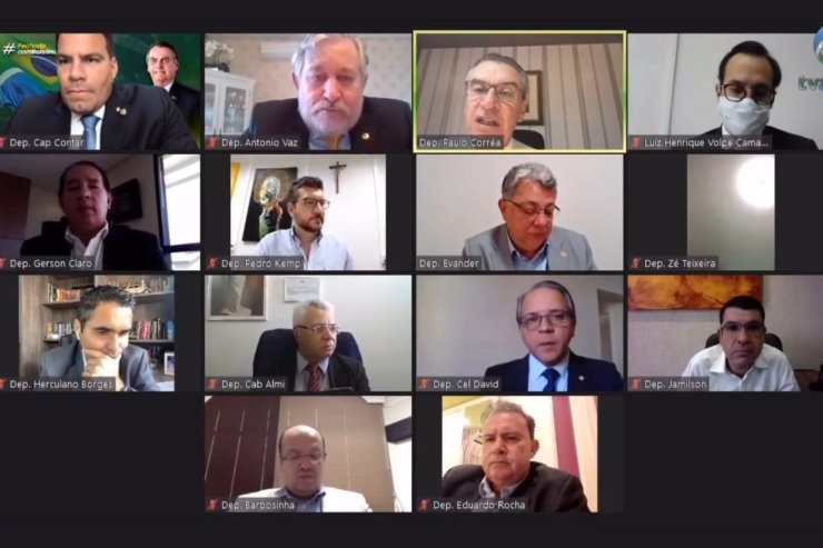 Imagem: Sessão foi realizada totalmente online.