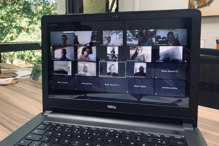 Imagem: Reunião remota da Frente Parlamentar de Combate à Tríplice Epidemia, uma das promotoras do evento