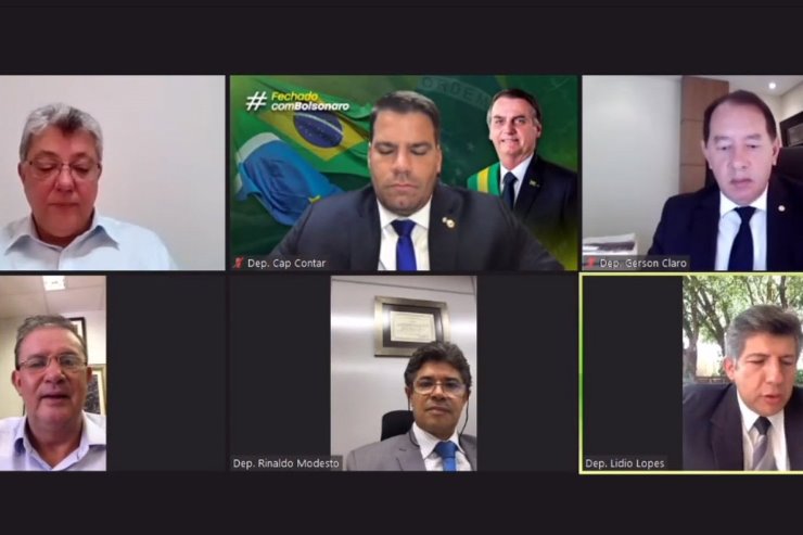 Imagem: A reunião da CCJR aconteceu remotamente na manhã desta quarta-feira