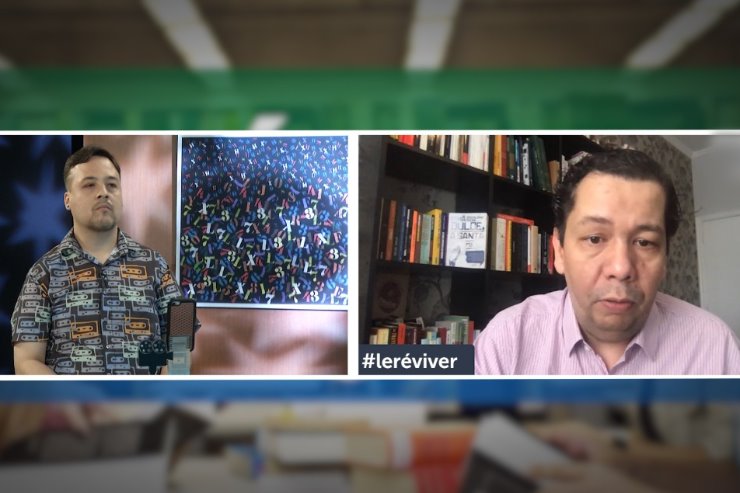 Imagem: Programa Ler é Viver é transmitido pela TV Assembleia