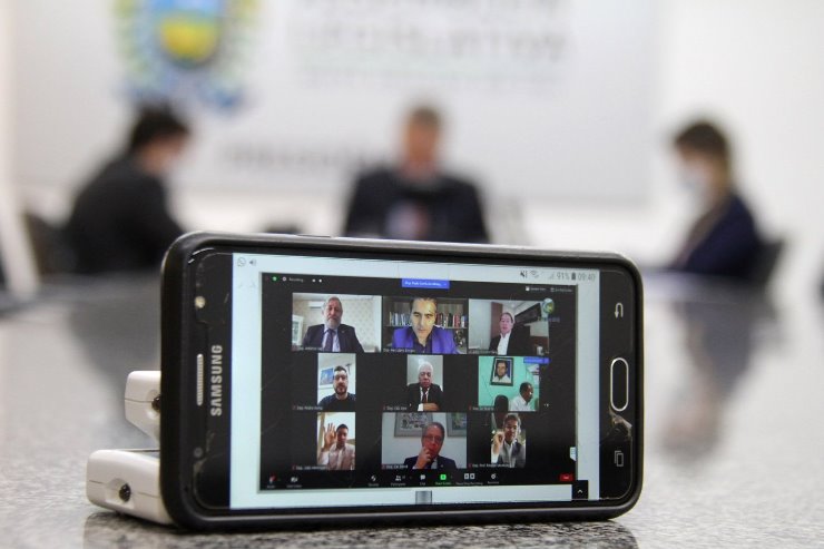 Imagem: Votação acontece de maneira remota e é transmitida ao vivo pelos canais de comunicação da ALEMS