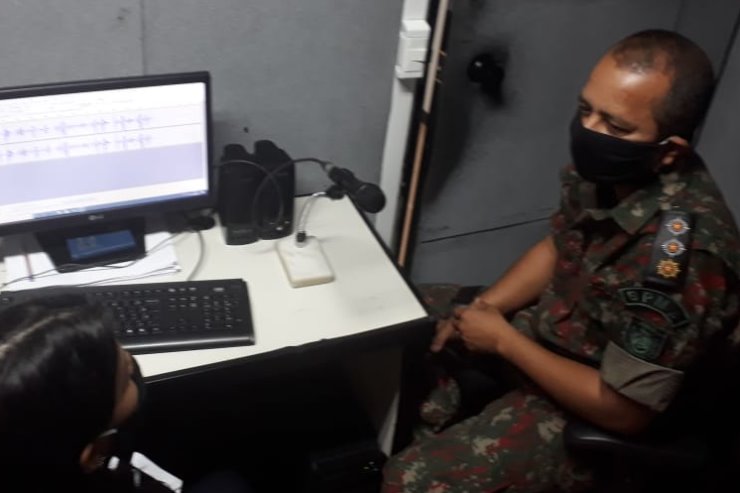 Imagem: Subcomandante da Polícia Militar Ambiental, major Claiton Douglas da Silva foi entrevistado pelo programa Vida Saudável