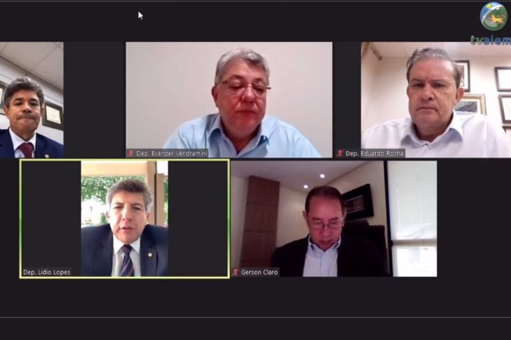 Imagem: A reunião da CCJR aconteceu remotamente na manhã desta quarta-feira