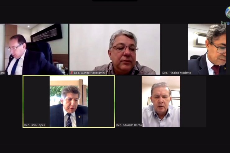 Imagem: Reuniões da CCJR continuam sendo realizadas de forma remota