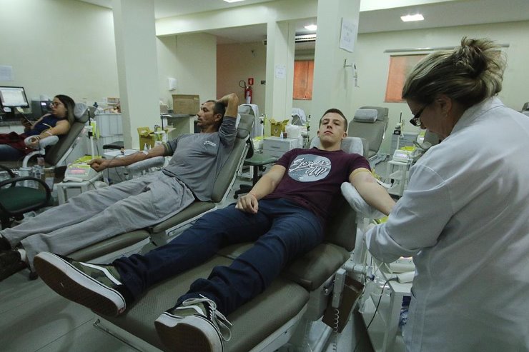 Imagem: Para garantir a segurança dos doadores, o Hemosul redobrou os cuidados
