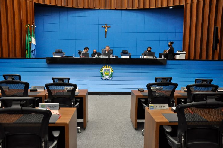 Imagem: Plenário da Assembleia Legislativa de Mato Grosso do Sul, onde são realizadas as sessões ordinárias 