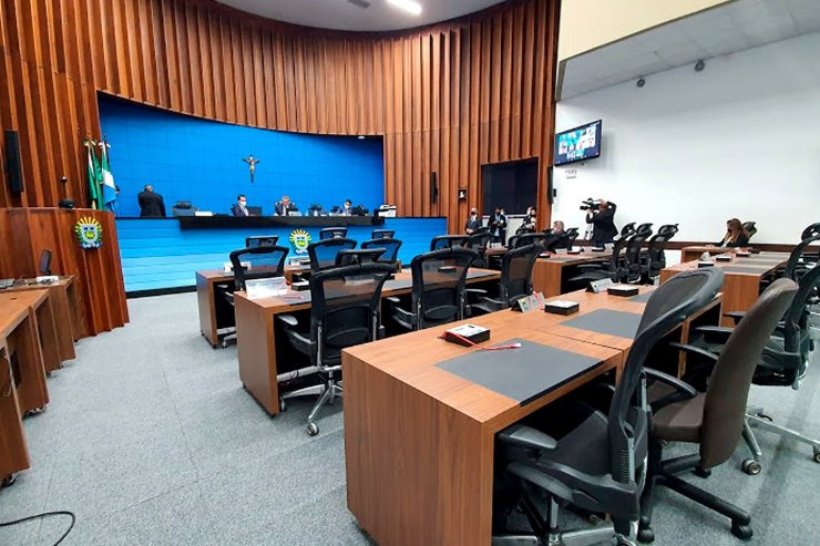 Imagem: As sessões plenárias mistas são conduzidas do Plenário Júlio Maia