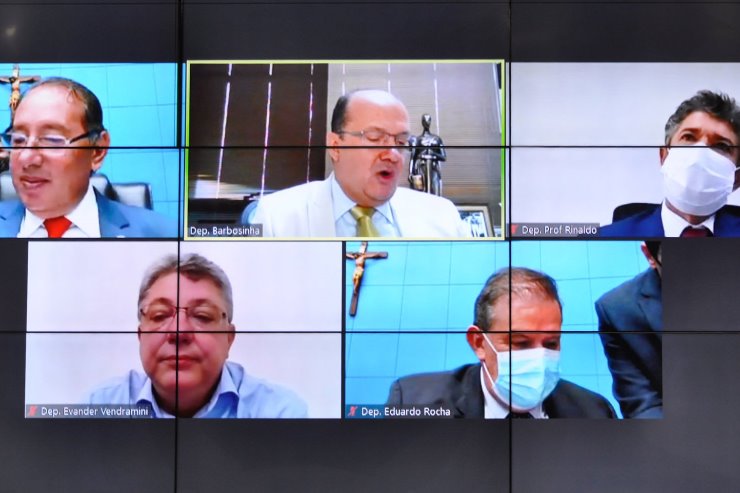 Imagem: A reunião da CCJR aconteceu remotamente na manhã desta quarta-feira
