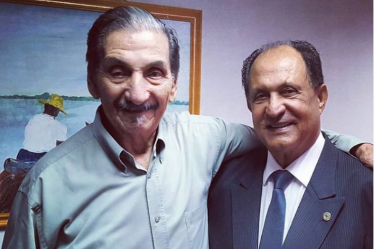 Imagem: Coronel Adib e Zé Teixeira na Assembleia Legislativa. (Arquivo) 