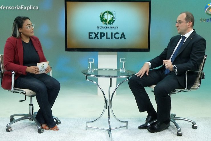 Imagem: Pedro Gasparin, coordenador do Núcleo de Ações Institucionais e Estratégicas, é o entrevistado do programa Defensoria Explica