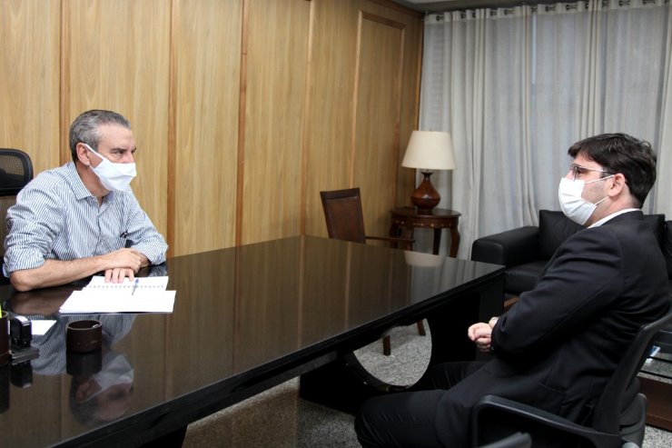 Imagem: Presidente da ALEMS recebeu nesta semana o promotor de justiça Fábio Goldfinger, um dos diretores da EDAMP-MS