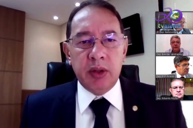 Imagem: Presidente da CCJR, deputado Gerson Claro conduziu reunião remota do grupo de trabalho nesta quarta-feira