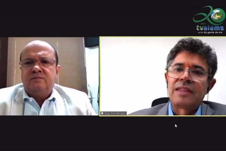 Imagem: Barbosinha e Professor Rinaldo lamentaram a situação da UFGD e cobraram providência por parte da União