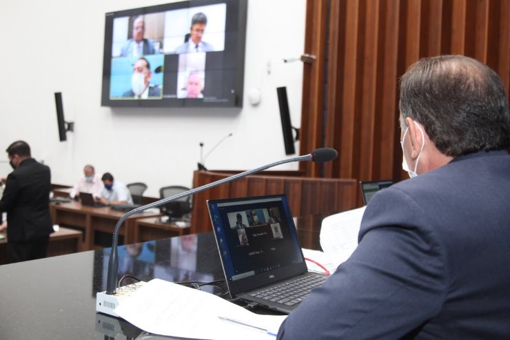 Imagem: A reunião da CCJR aconteceu remotamente na manhã desta quarta-feira