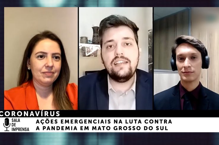 Imagem: O programa Sala de Imprensa, da TV ALEMS, estreia nesta sexta-feira