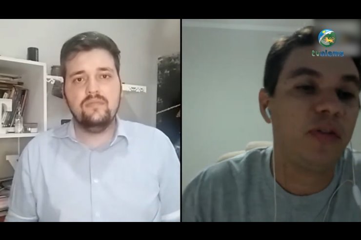 Imagem: Erlandson Saraiva (à direita) é professor e pesquisador da UFMS