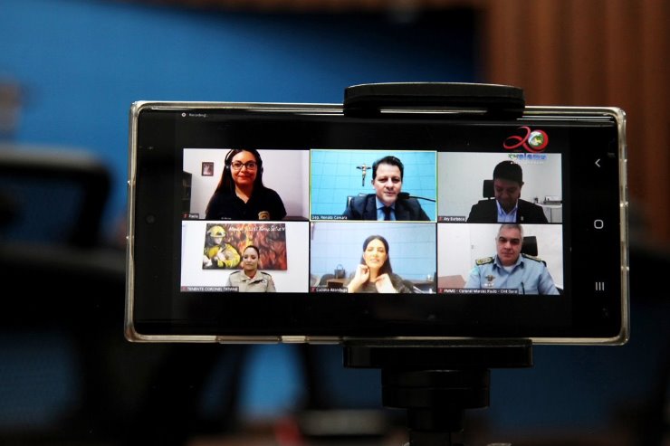 Imagem: Debate virtual fez parte da Semana Estadual de Segurança Pública