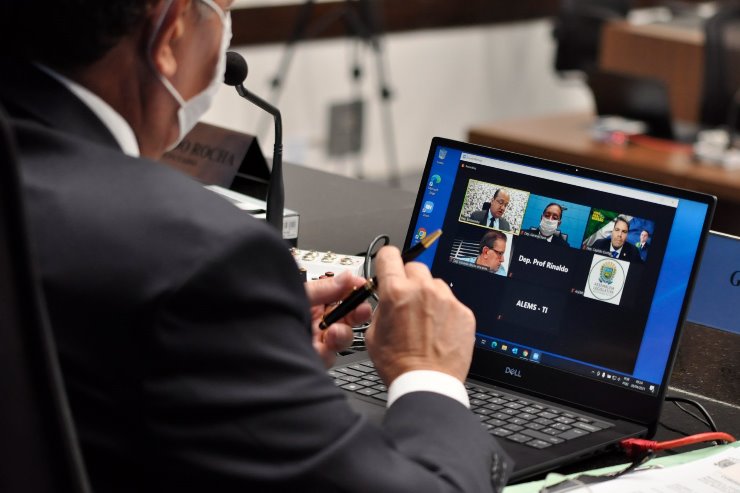 Imagem: A reunião da CCJR aconteceu remotamente na manhã desta quarta-feira