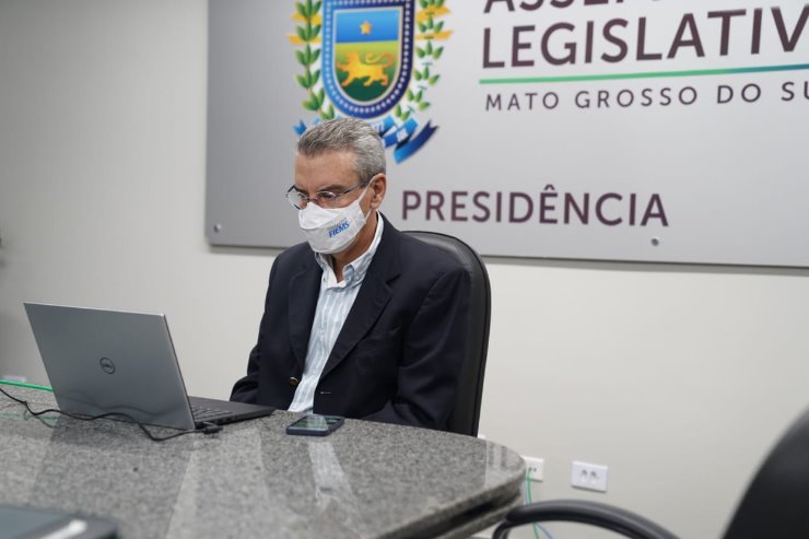 Imagem: Paulo Corrêa participou do acolhimento aos estudantes da UEMS