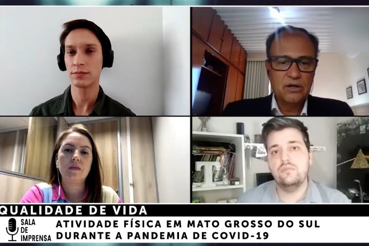 Imagem: O Sala de Imprensa aborda a importância da atividade física durante a pandemia