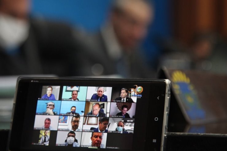 Imagem: Deputados realizaram mais uma sessão ordinária remotamente