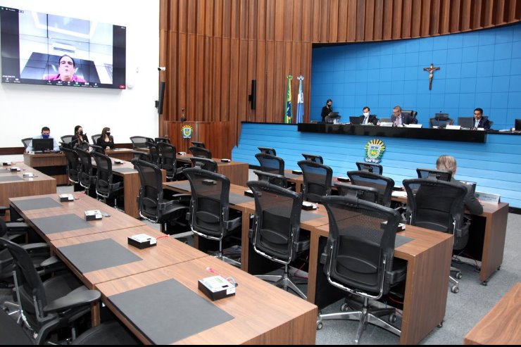 Imagem: Sessões virtuais são transmitidas pelo Facebook, YouTube e site oficial da Casa de Leis