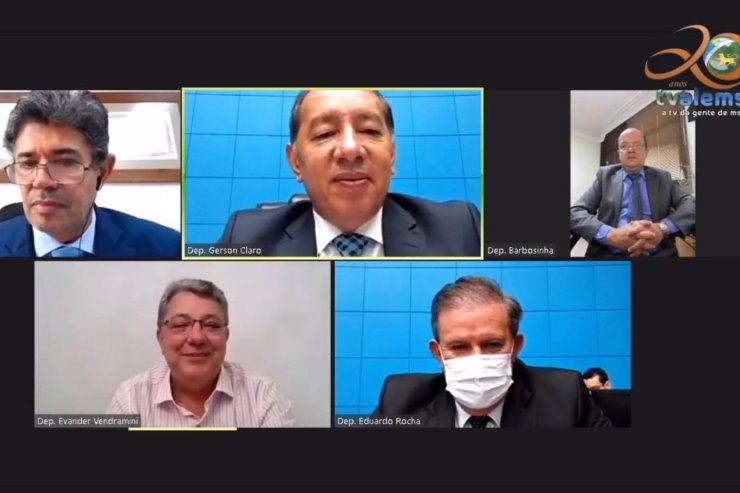 Imagem: A reunião da CCJR aconteceu remotamente na manhã desta quarta-feira