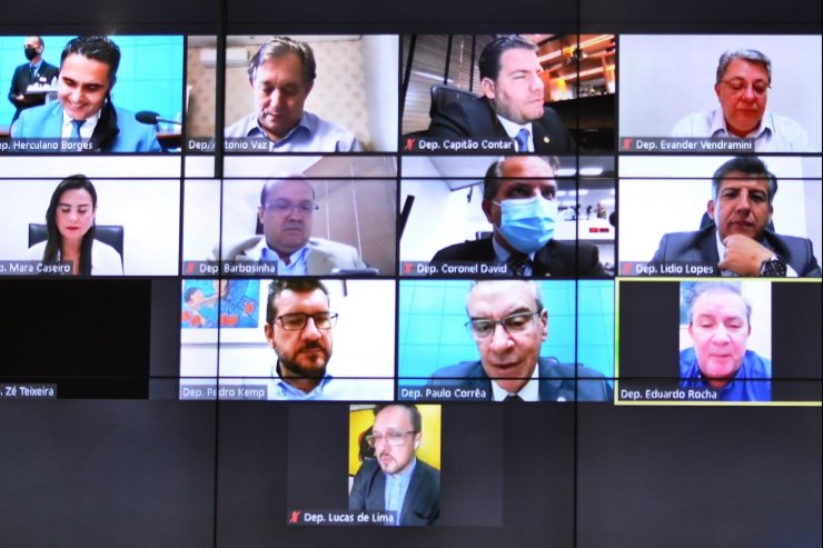 Imagem: Os deputados estaduais da ALEMS aprovaram cinco projetos na Ordem do Dia desta terça-feira