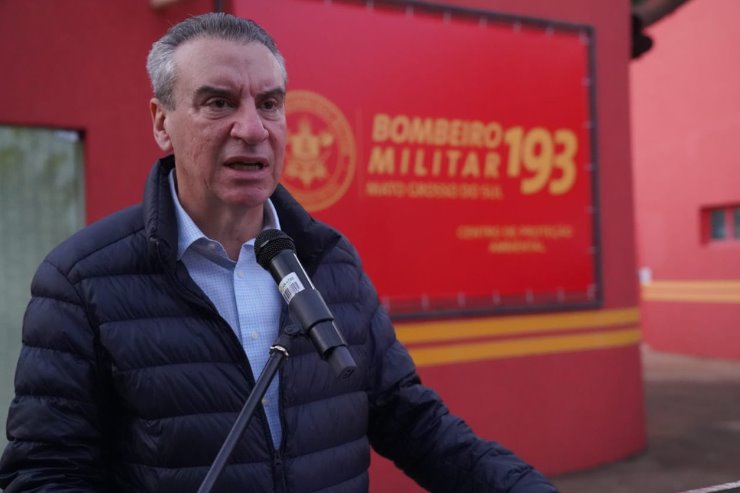Imagem: Paulo Corrêa participou de cerimônia de troca de comando do Centro de Proteção Ambiental do Corpo de Bombeiros
