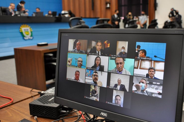 Imagem: Sessões são virtuais e podem ser acompanhadas pelo Youtube ou Facebook da Casa de Leis