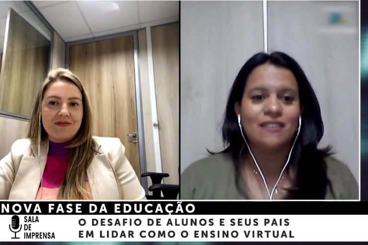 Imagem: Jornalistas e mães. Mulheres comentam desafios do ensino virtual