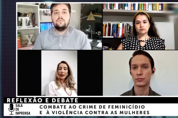 Imagem: O tema abordado nesta edição do Sala de Imprensa foi o feminicídio