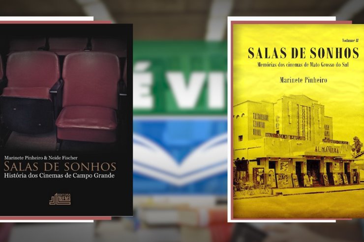 Imagem: Livros sobre cinemas de MS abordados no programa estão à venda na Casa do Artesão