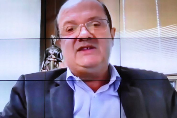 Imagem: Em seu discurso, o deputado Barbosinha destacou os investimentos em obras de infraestrutura feitos pelo Executivo