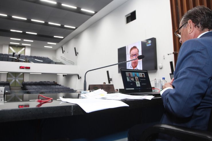 Imagem: A reunião da CCJR aconteceu de forma remota, na manhã desta quarta-feira