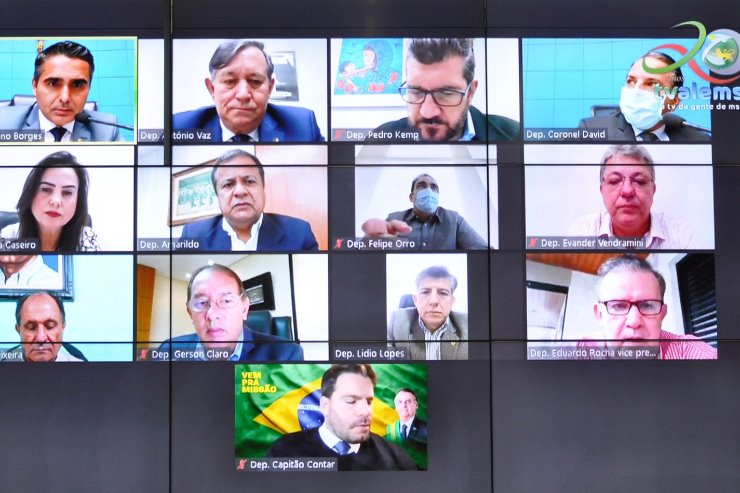 Imagem: Sessões são virtuais e podem ser acompanhadas pelo Youtube ou Facebook da Casa de Leis