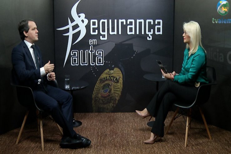 Imagem: Nesta edição, o entrevistado foi o procurador-geral de Justiça Alexandre Magno Benites de Lacerda