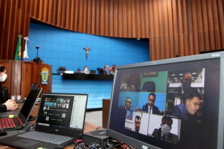 Imagem: Sessões são virtuais e podem ser acompanhadas pelo Youtube ou Facebook da Casa de Leis