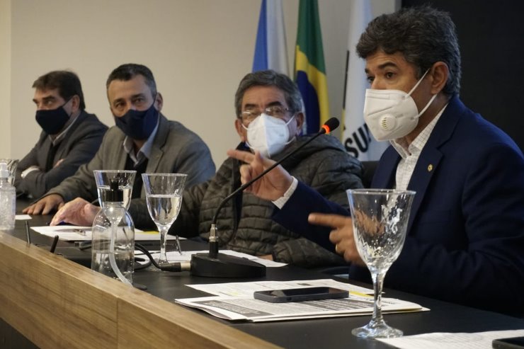 Imagem: Deputado Professor Rinaldo discursou em nome da ALEMS