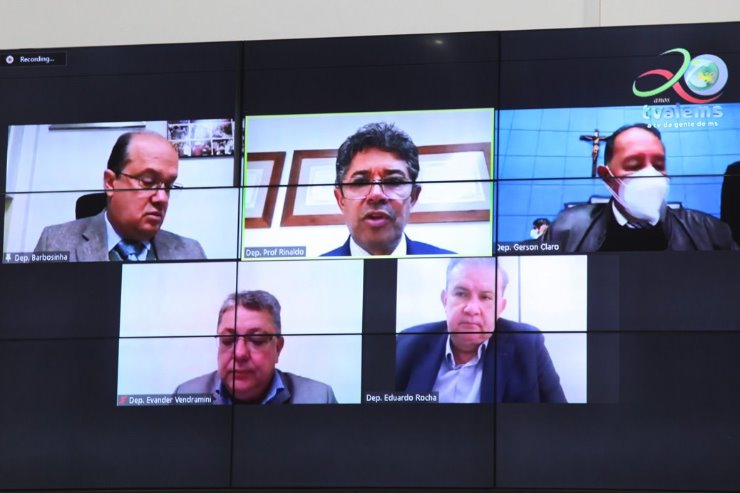 Imagem: A reunião da CCJR aconteceu de forma remota na manhã desta quarta-feira