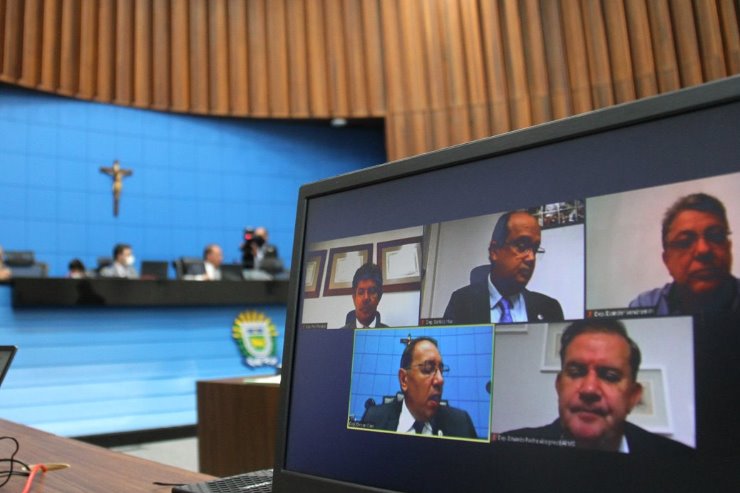 Imagem: A reunião da CCJR aconteceu de forma remota, na manhã desta quarta-feira