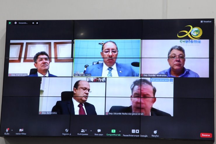 Imagem: A reunião da CCJR aconteceu de forma remota, na manhã desta quarta-feira