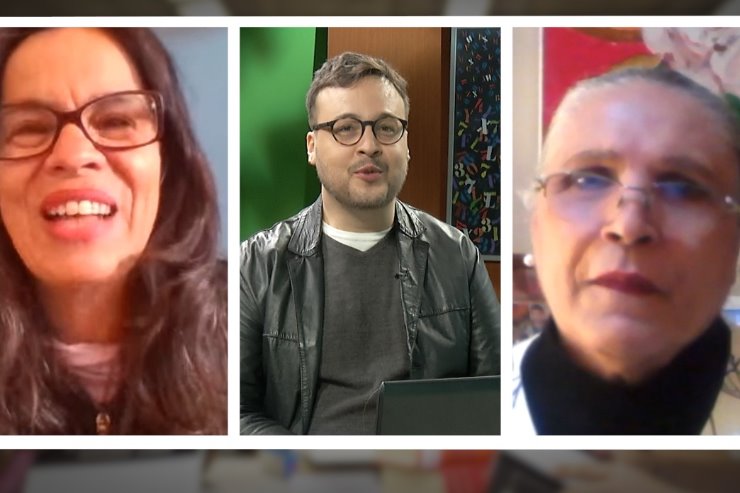 Imagem: Andréa Freire e Lenilde Ramos foram entrevistadas pelo jornalista João Humberto