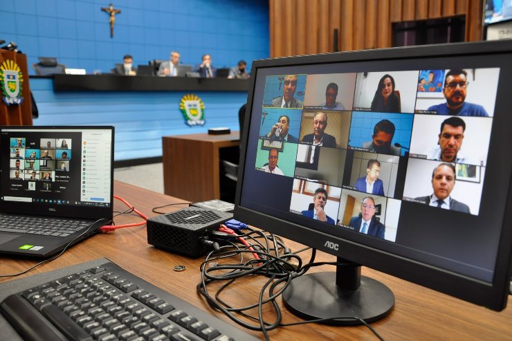 Imagem: Sessões são virtuais e podem ser acompanhadas pelo Youtube ou Facebook da Casa de Leis