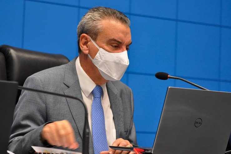 Imagem: A Mesa Diretora da ALEMS é conduzida pelo presidente Paulo Corrêa