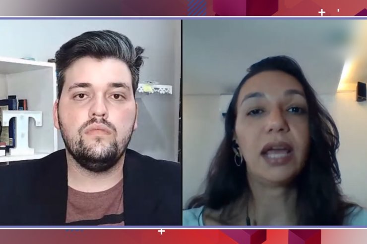 Imagem: Thiago Frison entrevistou a médica infectologista e pesquisadora Mariana Croda, que falou sobre a importância da vacinação contra a Covid-19