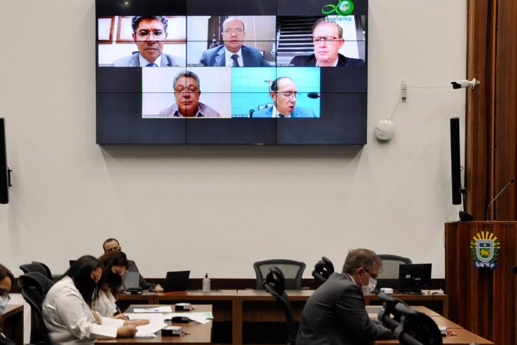 Imagem: A reunião da CCJR ocorreu de forma mista, na manhã desta quarta-feira