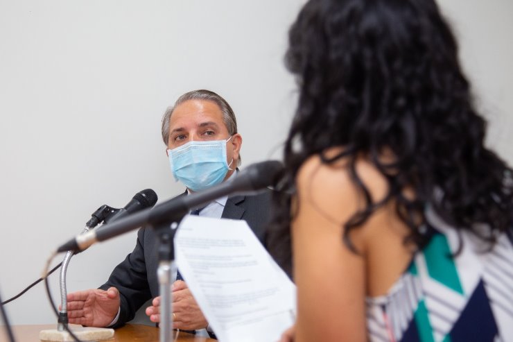 Imagem: Deputado Coronel David foi o entrevistado do programa conduzido por Regiane Ribeiro