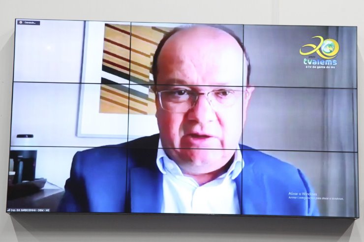 Imagem: Barbosinha (DEM) usou a tribuna virtual do plenário para debater as questões