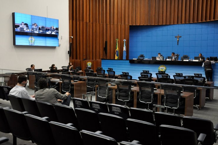 Imagem: As sessões mistas são conduzidas do Plenário Júlio Maia e transmitidas ao vivo